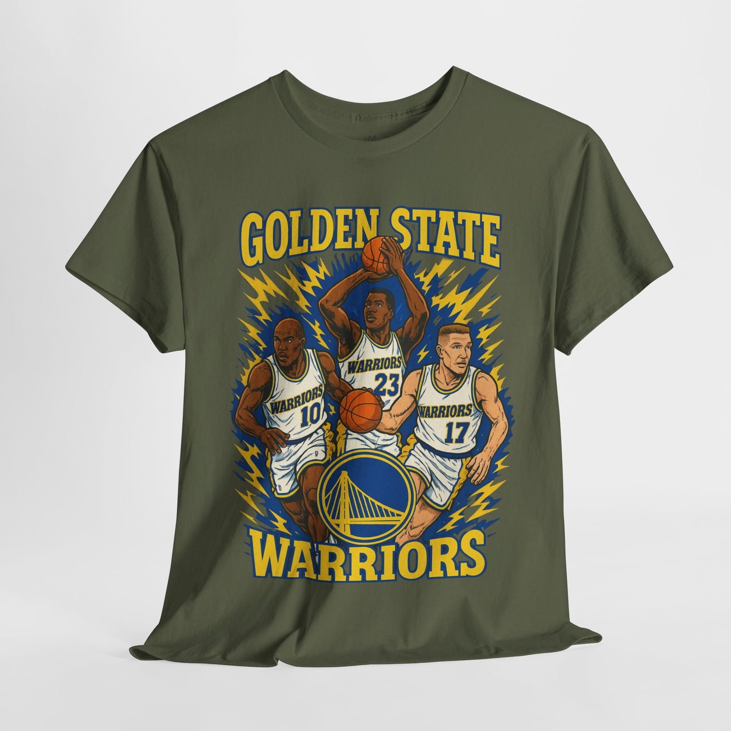 Golden State Warriors Vintage Unisex Heavy Cotton Tee, NBA Fan Shirt, Sports Apparel, Basketball Gift, Retro Graphic T-Shirt