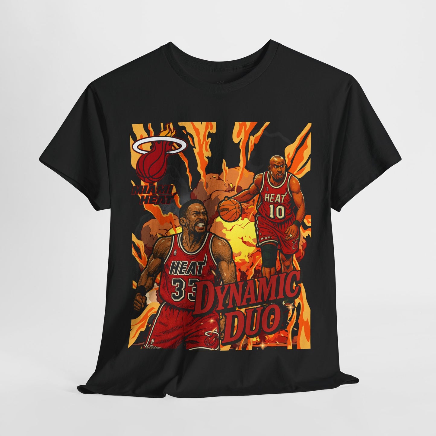 Miami Heat Dynamic Duo Unisex Tee, Basketball Fan Shirt, Sports Tee, Graphic T-Shirt, Gift for Sports Lovers, Game Day Apparel