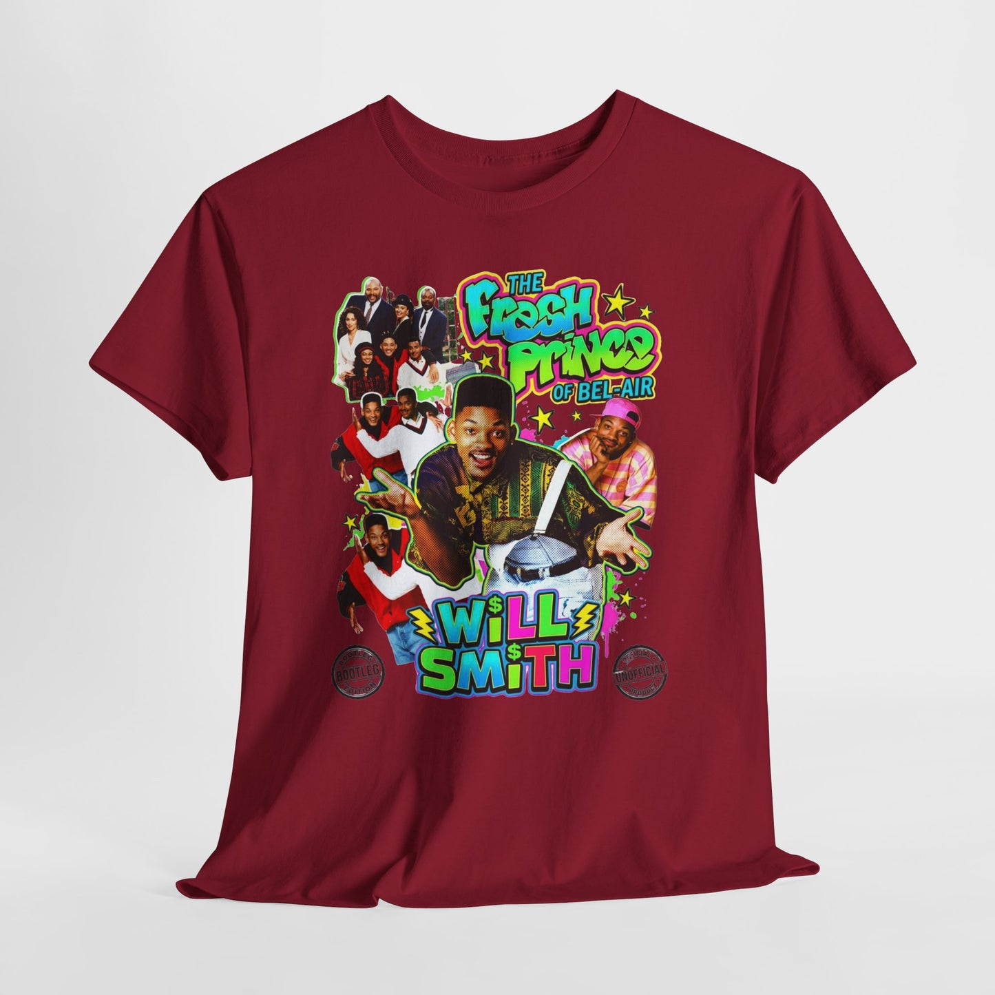 The Fresh Prince of Bel-Air Bootleg Collage Unisex Graphic Tee