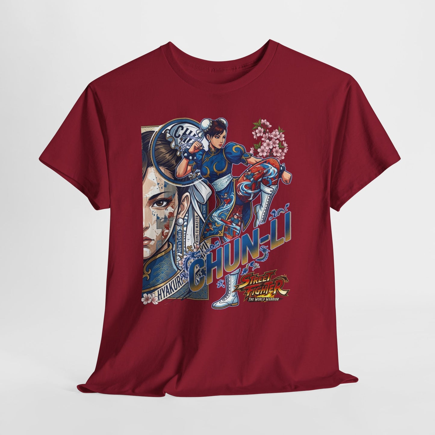 Chun-Li Street Fighter Graphic Tee — Retro Arcade Fighting Game Shirt