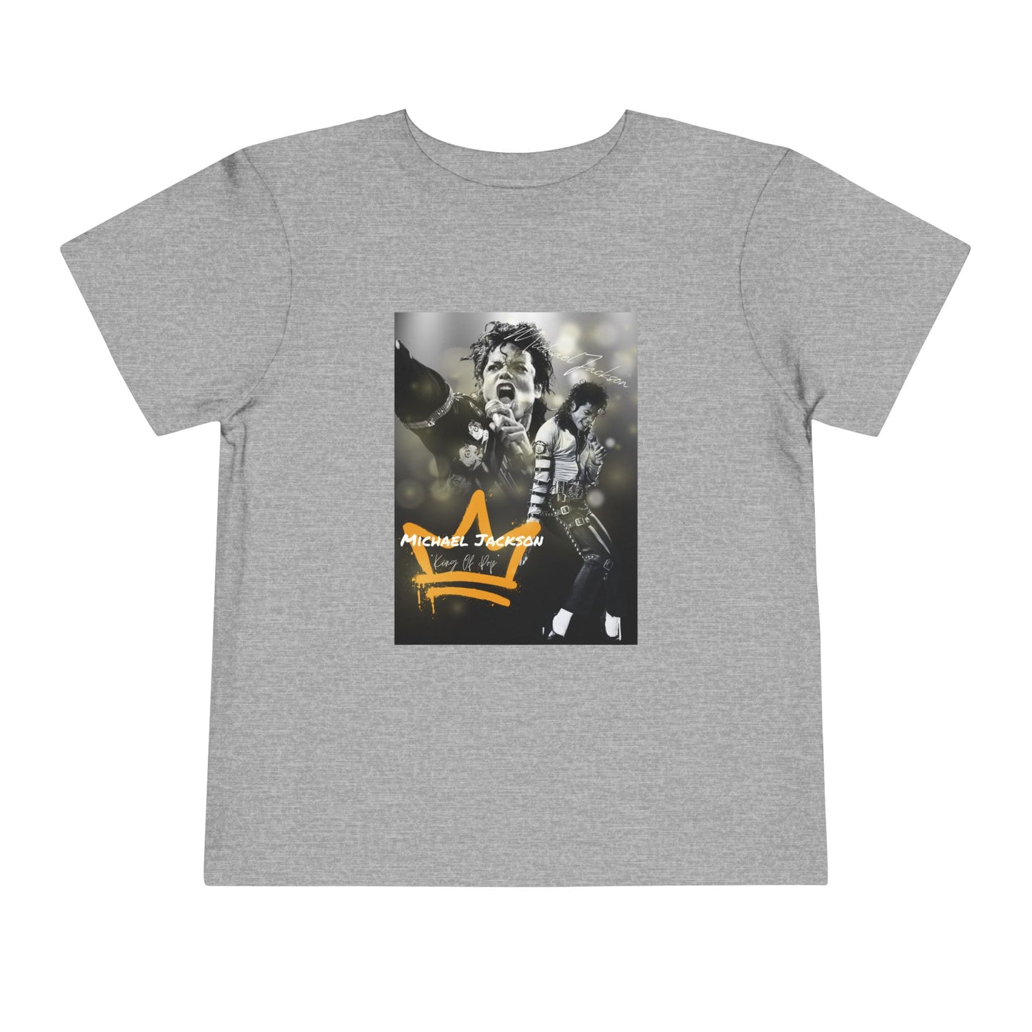 Toddler Short Sleeve Tee with Crown Design - Cool Kids T-Shirt, Unique Gift, Birthday Outfit, Everyday Wear, Explore Fashion
