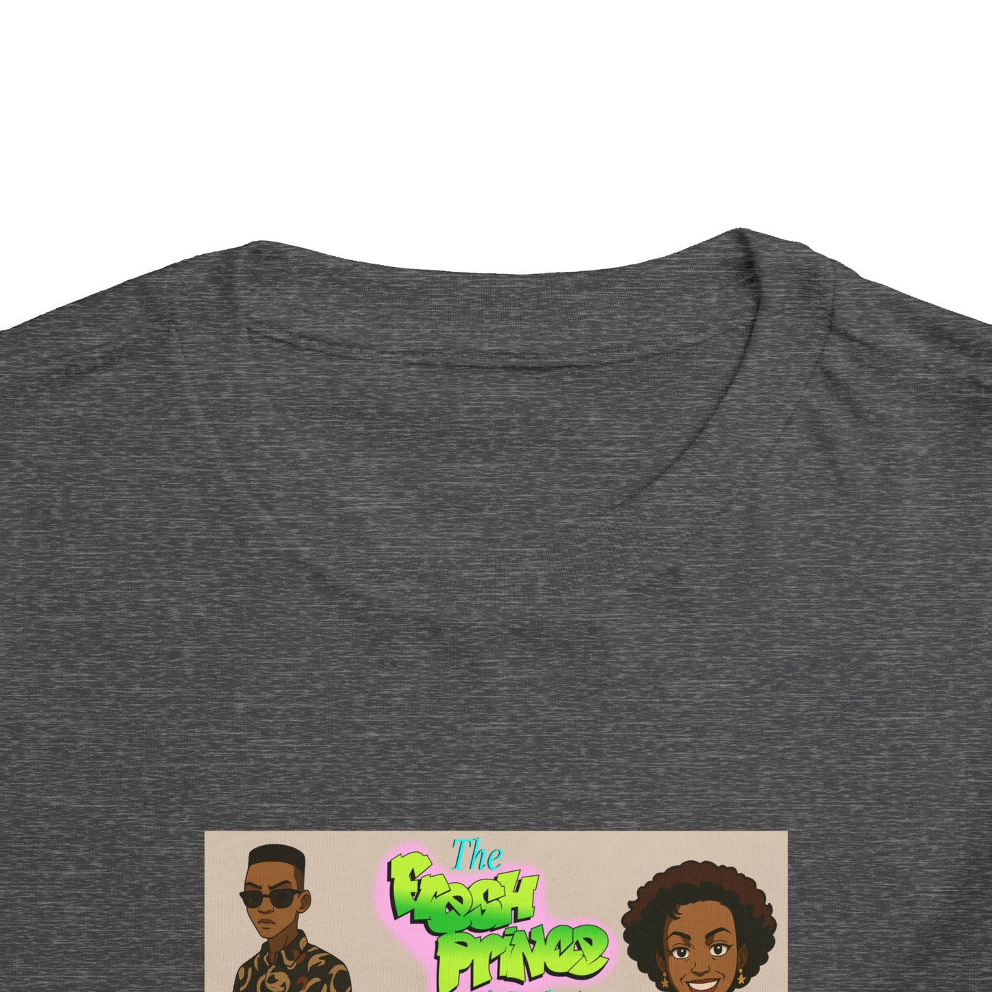 Cool Fresh Prince Cartoon Family Toddler Tee, Fun Kids T-Shirt, Unique Gift for Birthdays, Family Reunion, Playdate Outfit, Everyday Wear