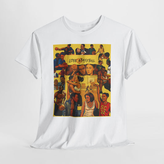 Love & Basketball Tee - Casual Style, Gift for Sports Lovers, Unique Graphic Shirt, Everyday Wear, Movie Inspired Apparel
