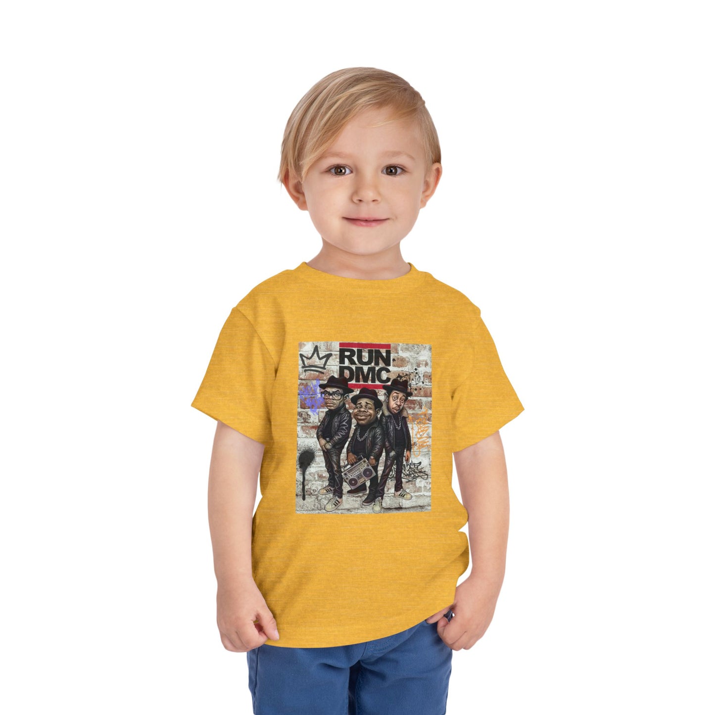 Toddler Short Sleeve Tee with Iconic Design, Hip-Hop Kids Shirt, Music Lover Gift, Birthday Outfit, Cool Toddler Apparel