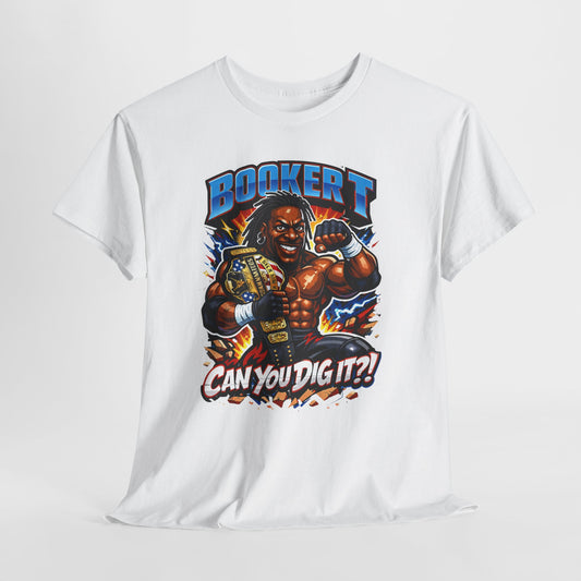 Booker T "Can You Dig It?!" T-Shirt — Retro Pro Wrestler Graphic Tee
