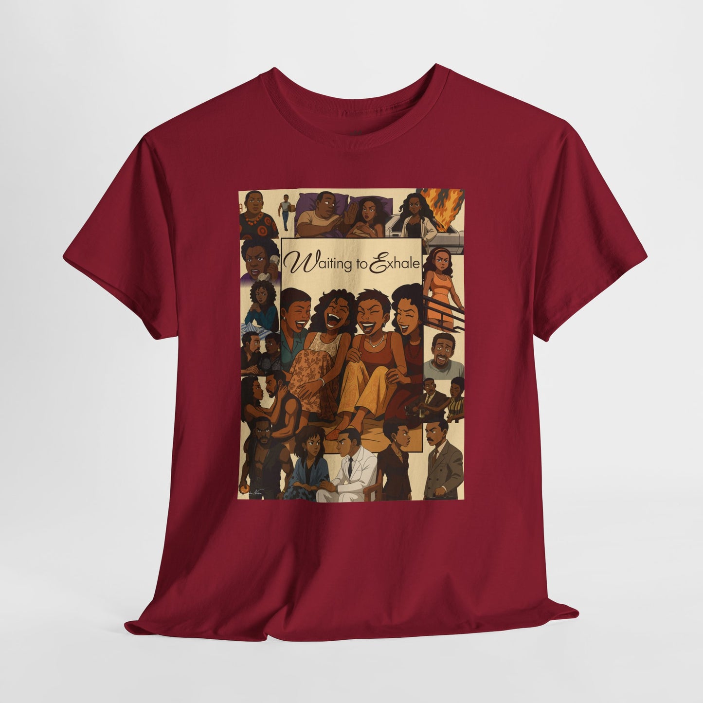 Waiting to Exhale Graphic Unisex Heavy Cotton Tee - Vintage Inspired Apparel for Movie Lovers