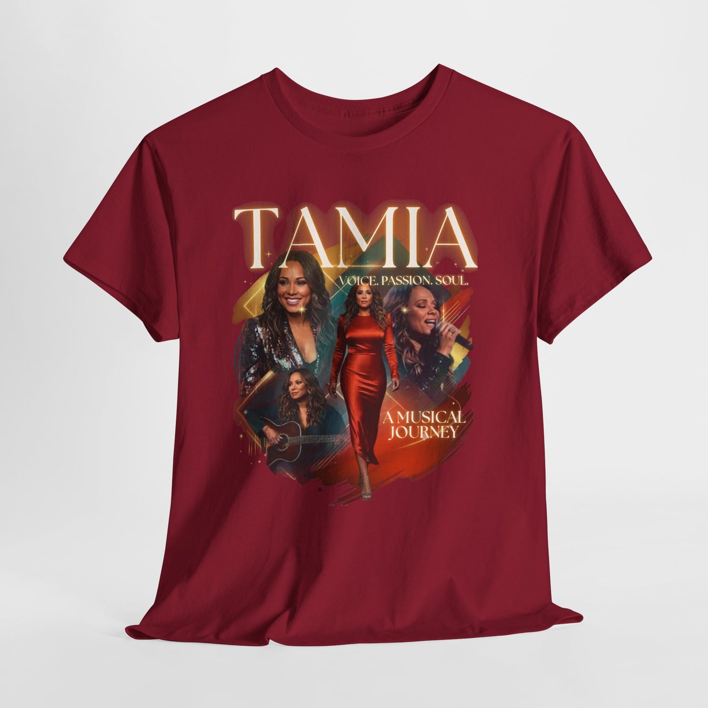 TAMIA Portrait Collage Tee — "More" Album Tribute Graphic T‑Shirt
