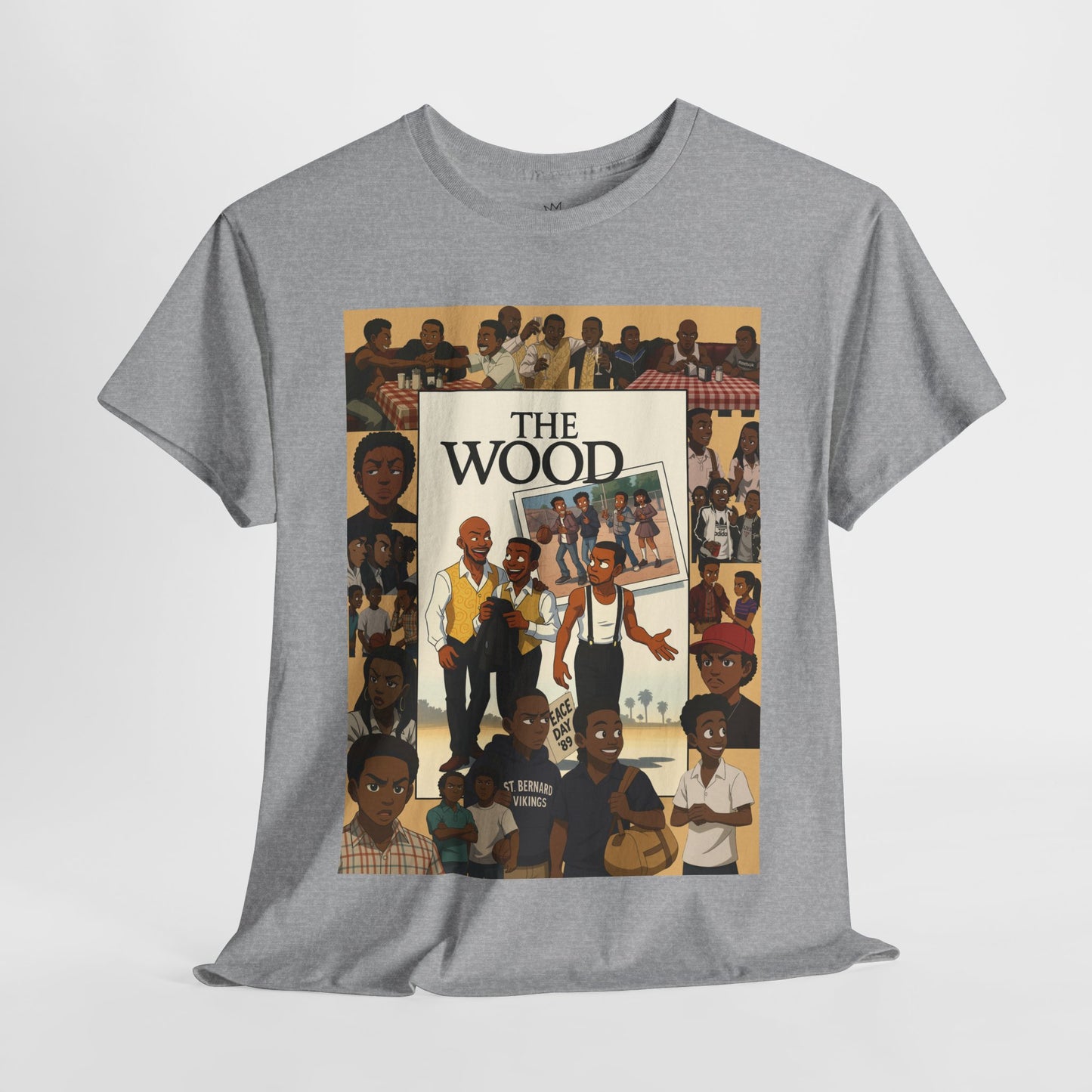 Retro 'The Wood' Graphic Shirt - Perfect for Casual Wear or Events