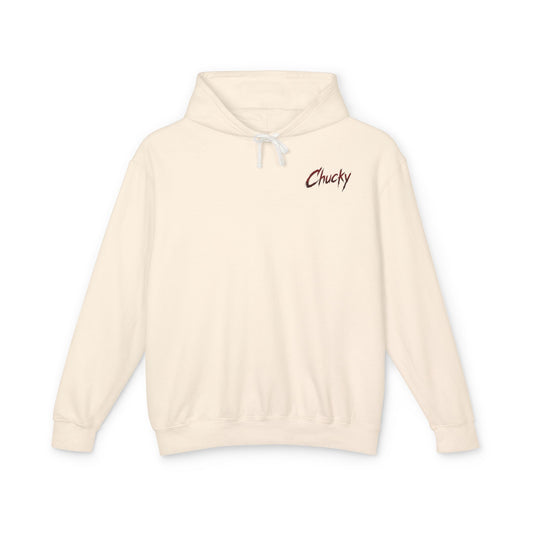 Chucky Hoodie - "Hi, I'm Chucky. Wanna Play?" Horror Movie Pullover