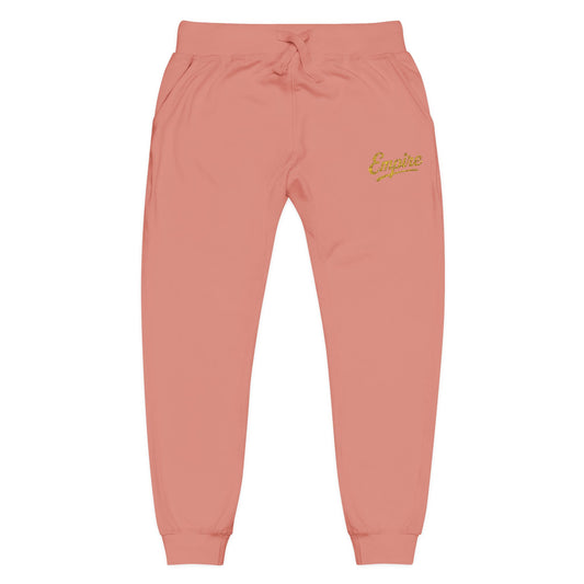 EMPIRE Unisex Fleece Sweatpants with Embroidered Design