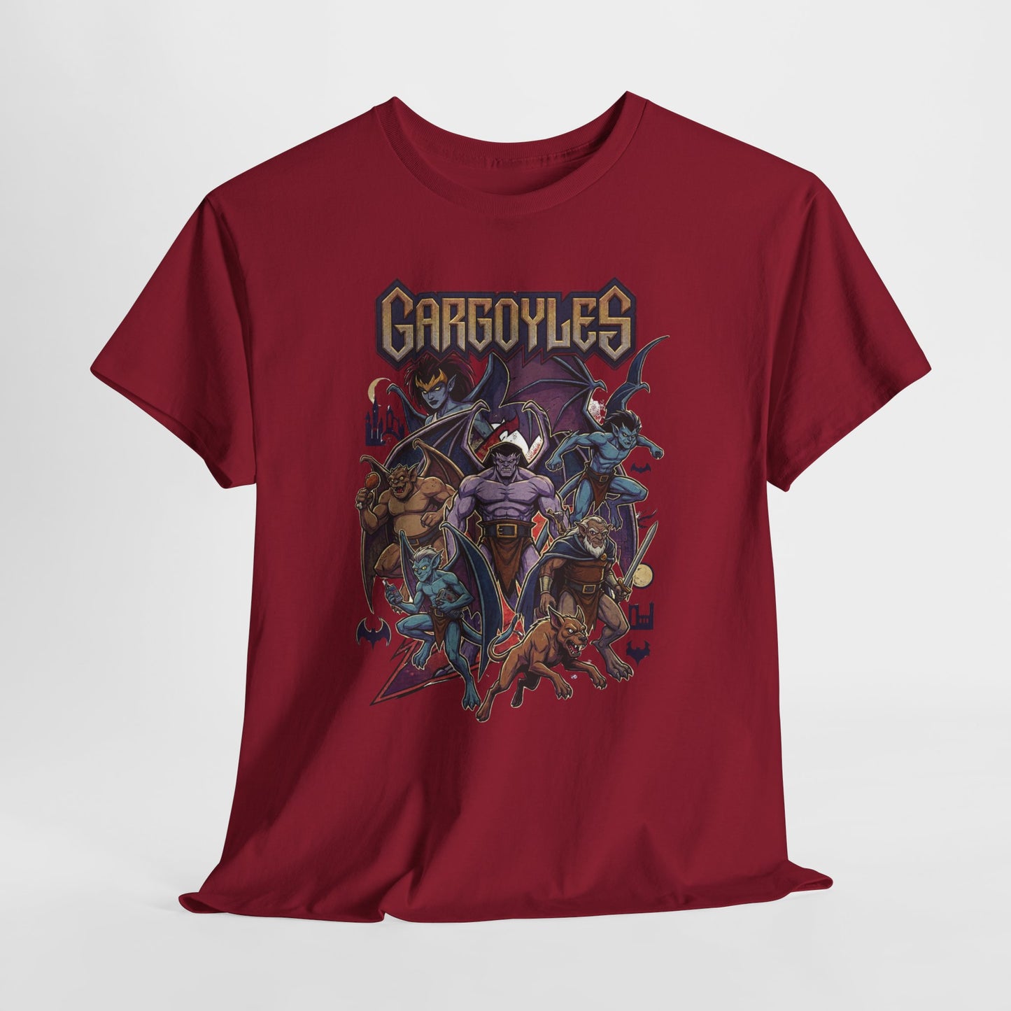 Gargoyles Graphic Tee — Retro Animated Monsters Shirt