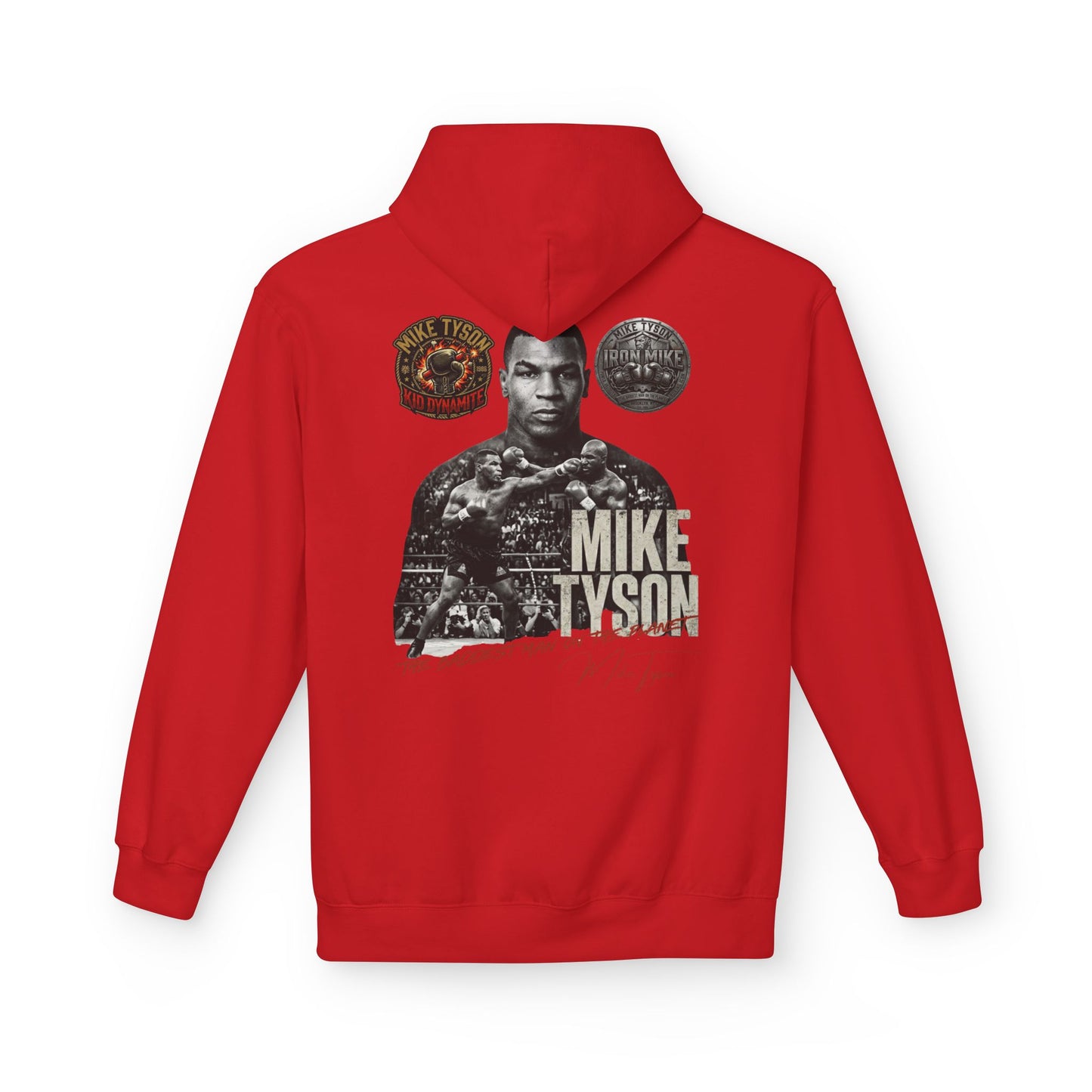 Mike Tyson "The Baddest Man on the Planet" Vintage Graphic Hoodie