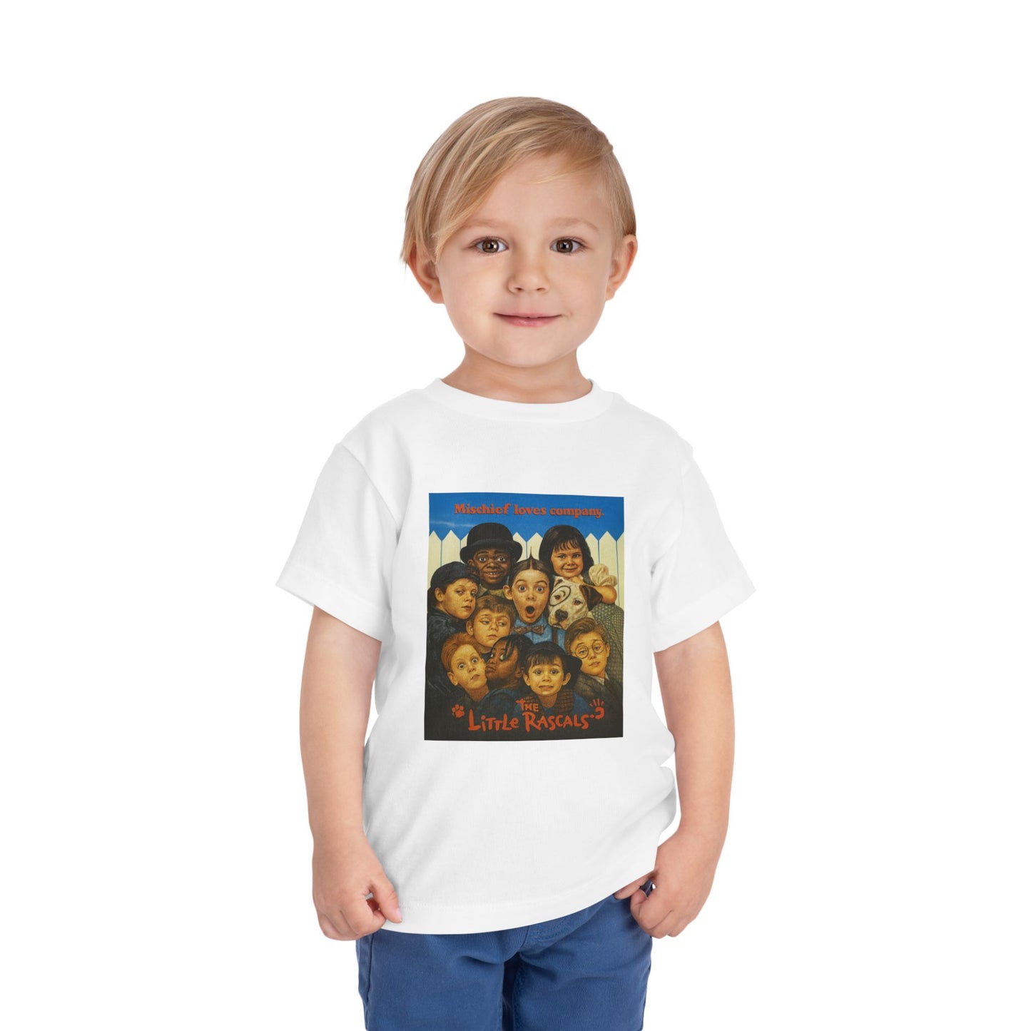Vintage Little Rascals Toddler Tee, Cute Kids T-Shirt, Fun Playwear for Toddlers, Cartoon Character Shirt, Perfect Gift for Birthdays