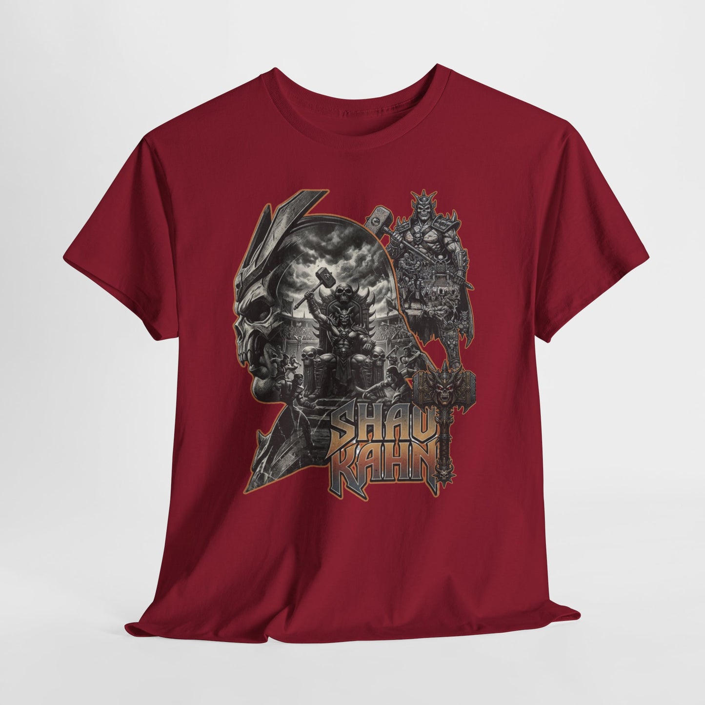 Shao Khan Graphic Tee — Vintage Feudal Japan Warrior Design