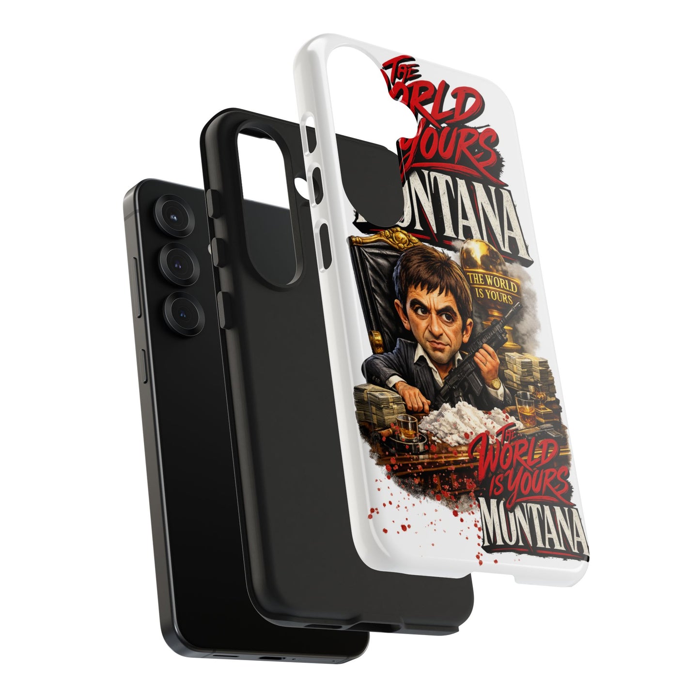 Tony Montana "The World Is Yours" Vintage Caricature Tough Phone Case