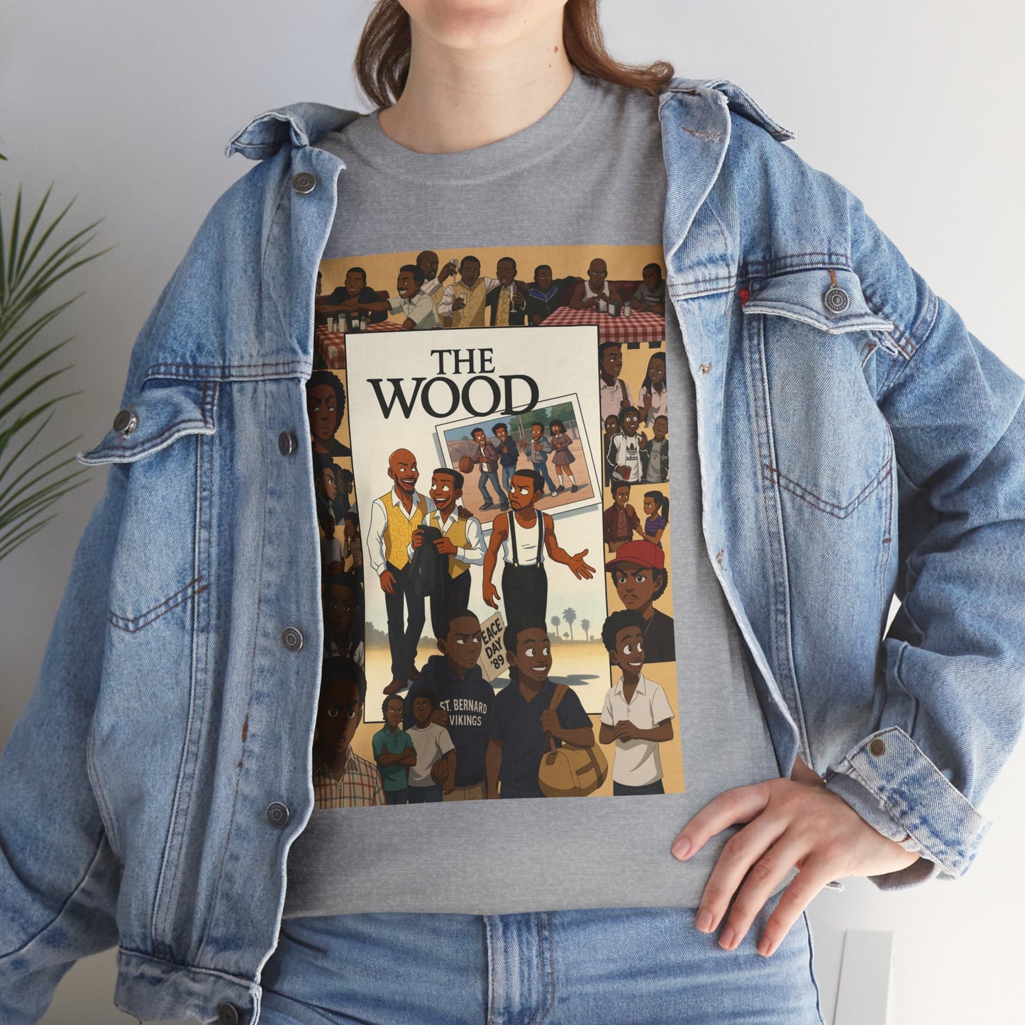 Retro 'The Wood' Graphic Shirt - Perfect for Casual Wear or Events
