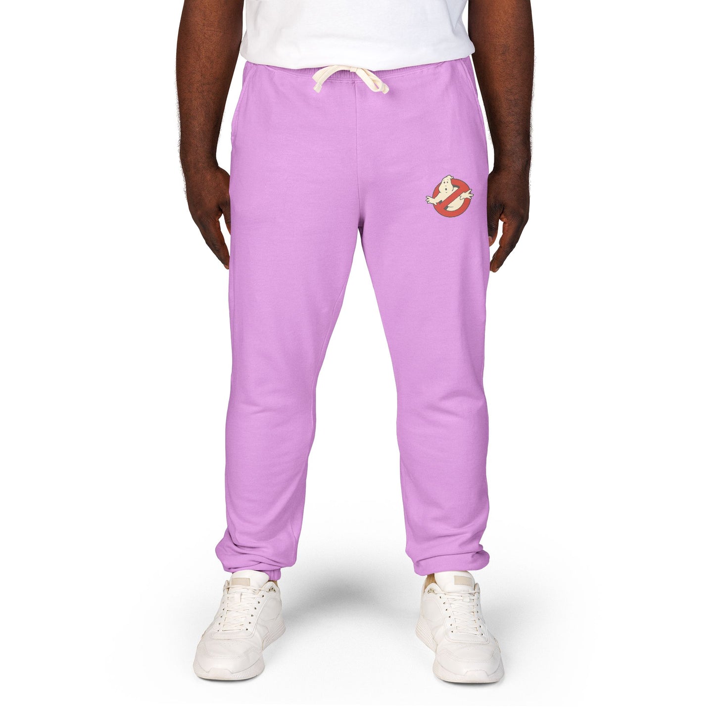 Ghostbusters Logo Sweatpants — Fleece Joggers with Ghost Emblem