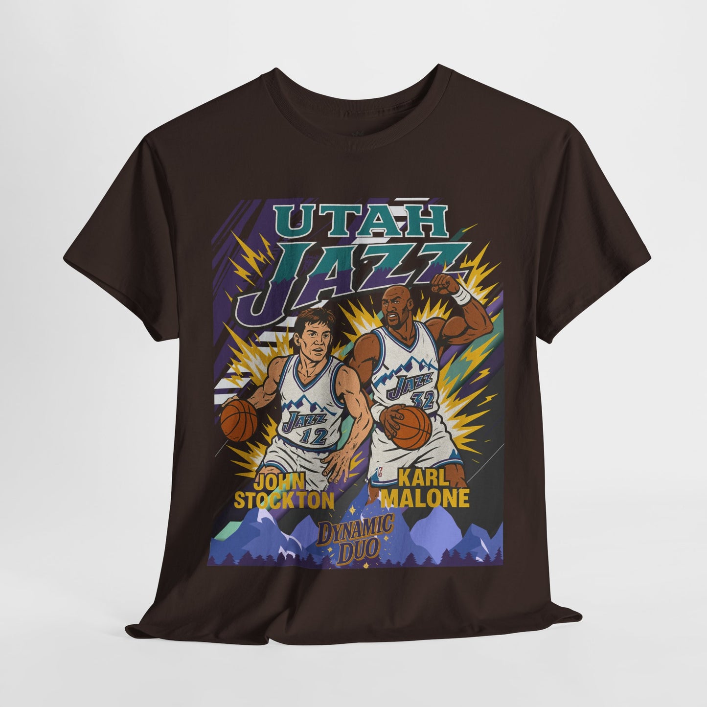 Utah Jazz Basketball Tribute Tee, Unisex Cotton Shirt, NBA Fan Gift, Sports Apparel, Retro Graphic T-Shirt