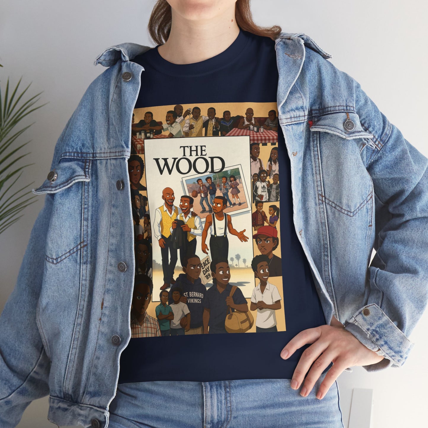 Retro 'The Wood' Graphic Shirt - Perfect for Casual Wear or Events