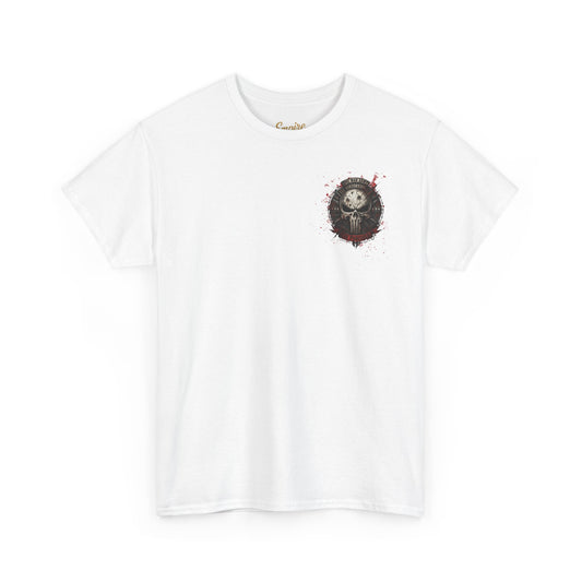 Punisher Graphic Tee — Frank Castle Skull Art Backprint