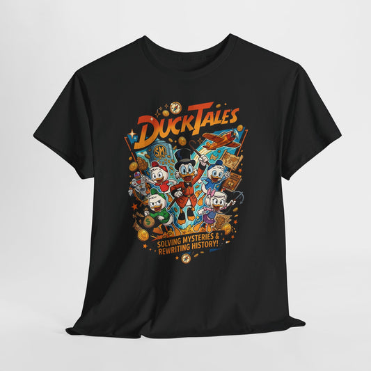 DuckTales Graphic Tee — Retro Scrooge & Nephews Adventure Shirt