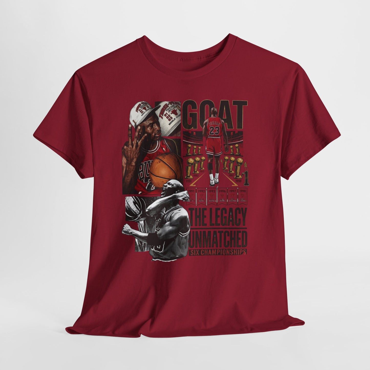 GOAT Legacy Basketball Tee — "The Legacy Unmatched" Graphic Shirt