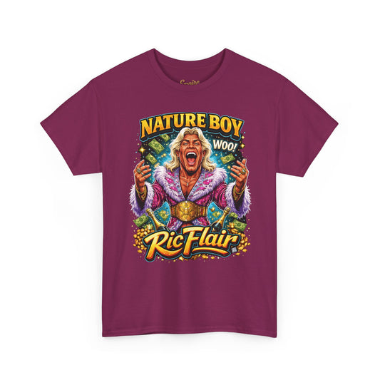 Ric Flair 'Nature Boy' Graphic Tee — Retro Wrestling Fan T-Shirt