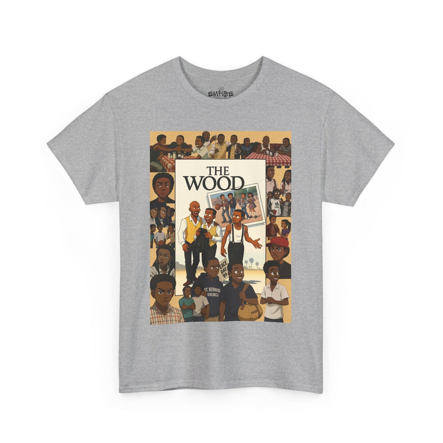 Retro 'The Wood' Graphic Shirt - Perfect for Casual Wear or Events