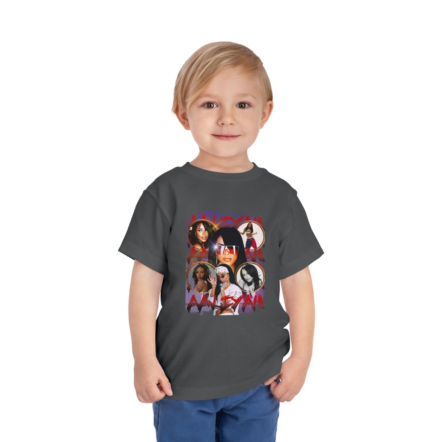 Aaliyah Trendy Toddler Tee | Stylish Kids Shirt | Unique Gift for Birthday or Playtime | Cool Graphic Tee | Fun Toddler Outfit | Kid's Fashion
