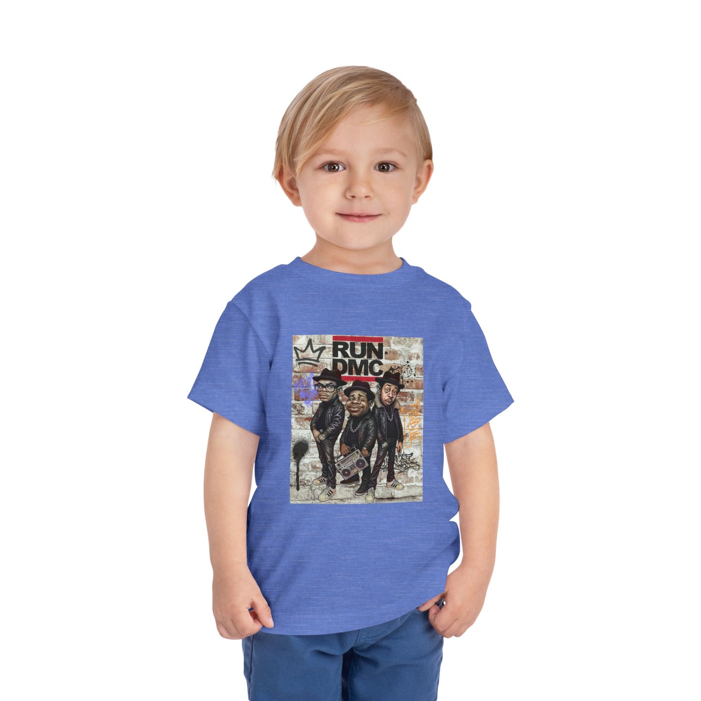 Toddler Short Sleeve Tee with Iconic Design, Hip-Hop Kids Shirt, Music Lover Gift, Birthday Outfit, Cool Toddler Apparel