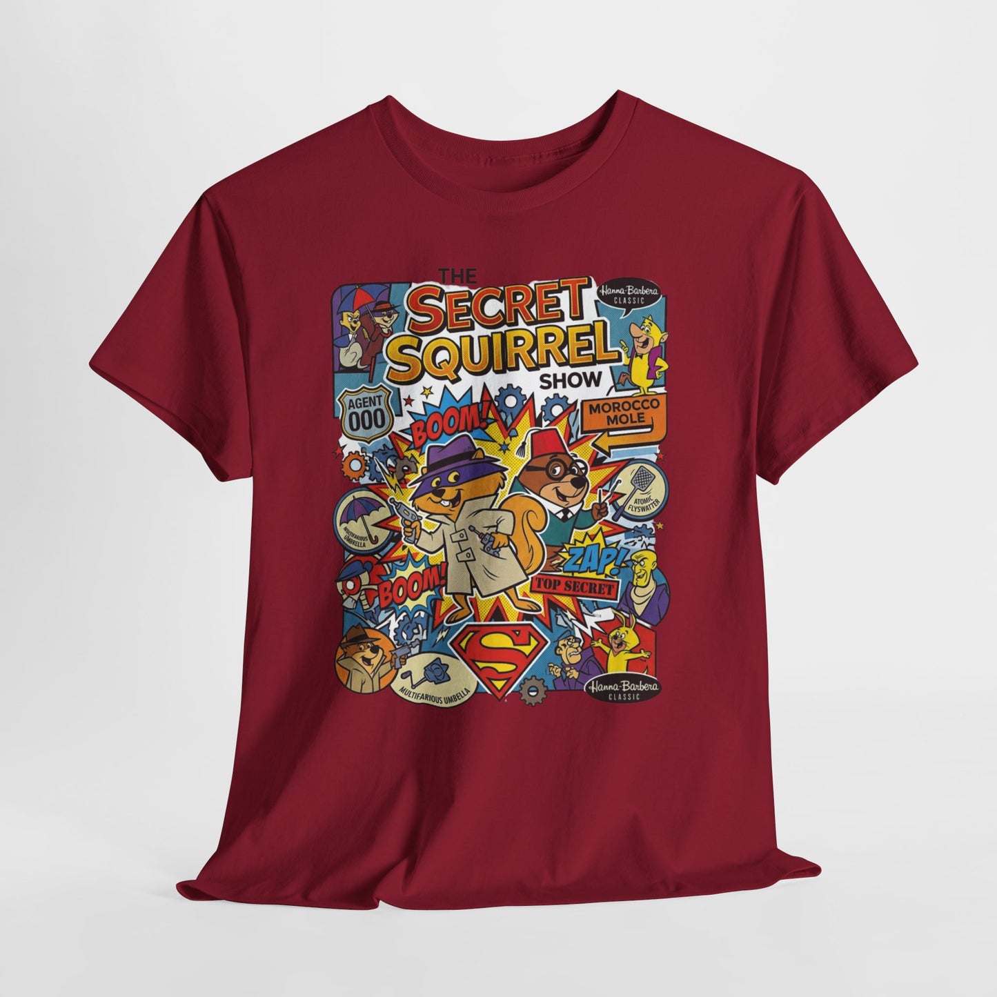 "The Secret Squirrel Show" Vintage Comic Cartoon T-Shirt