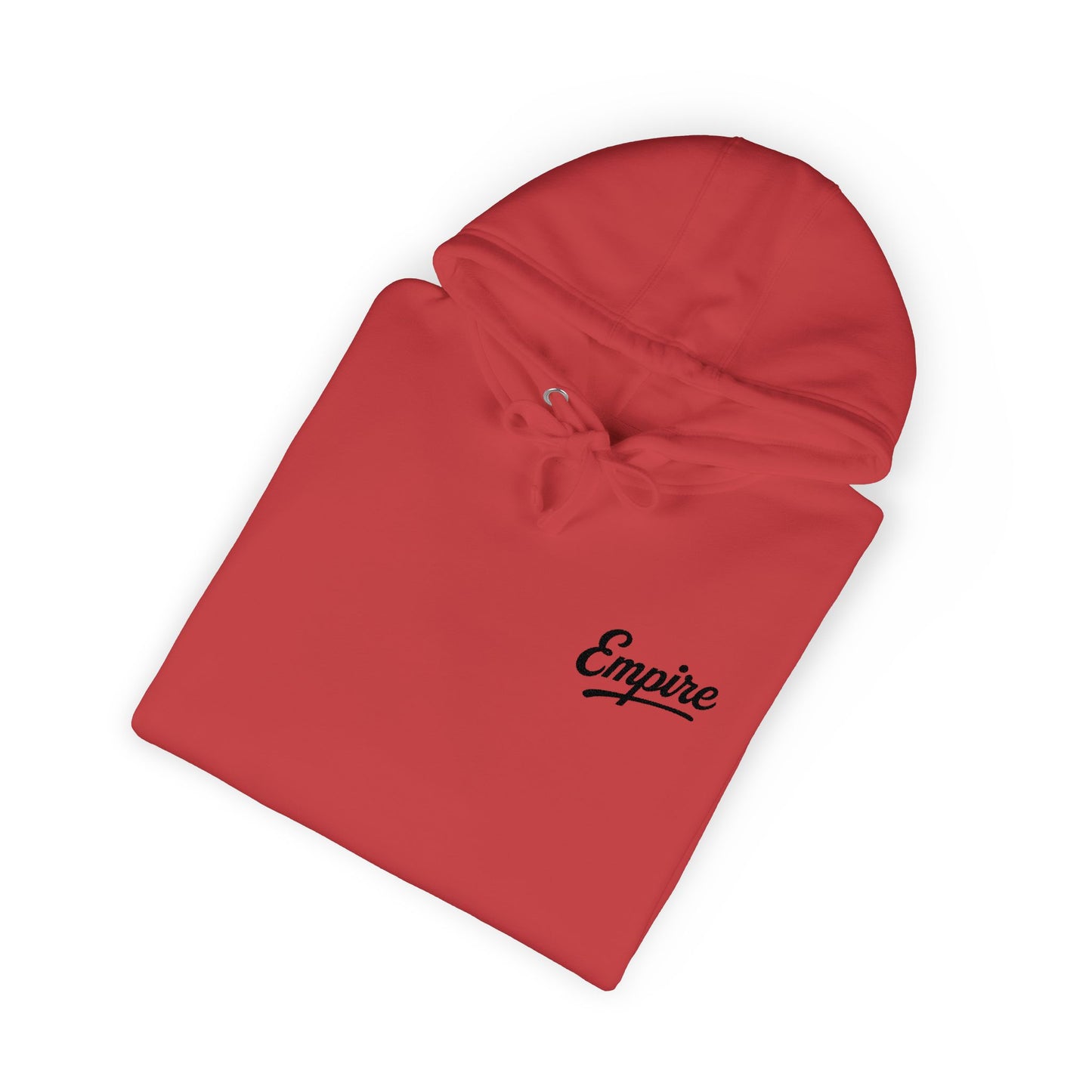 Empire Signature Embroidered Hoodie — Minimal Fleece with Black 'Empire' Logo