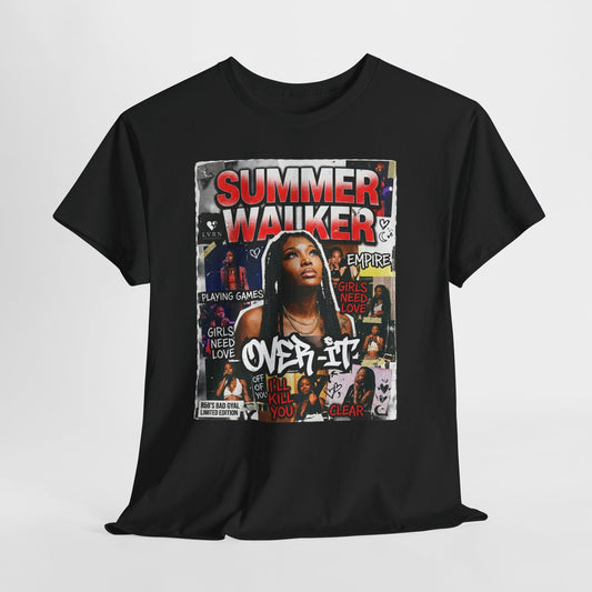 Summer Walker 'Over It' Collage Tee — R&B Artist Graphic T-Shirt