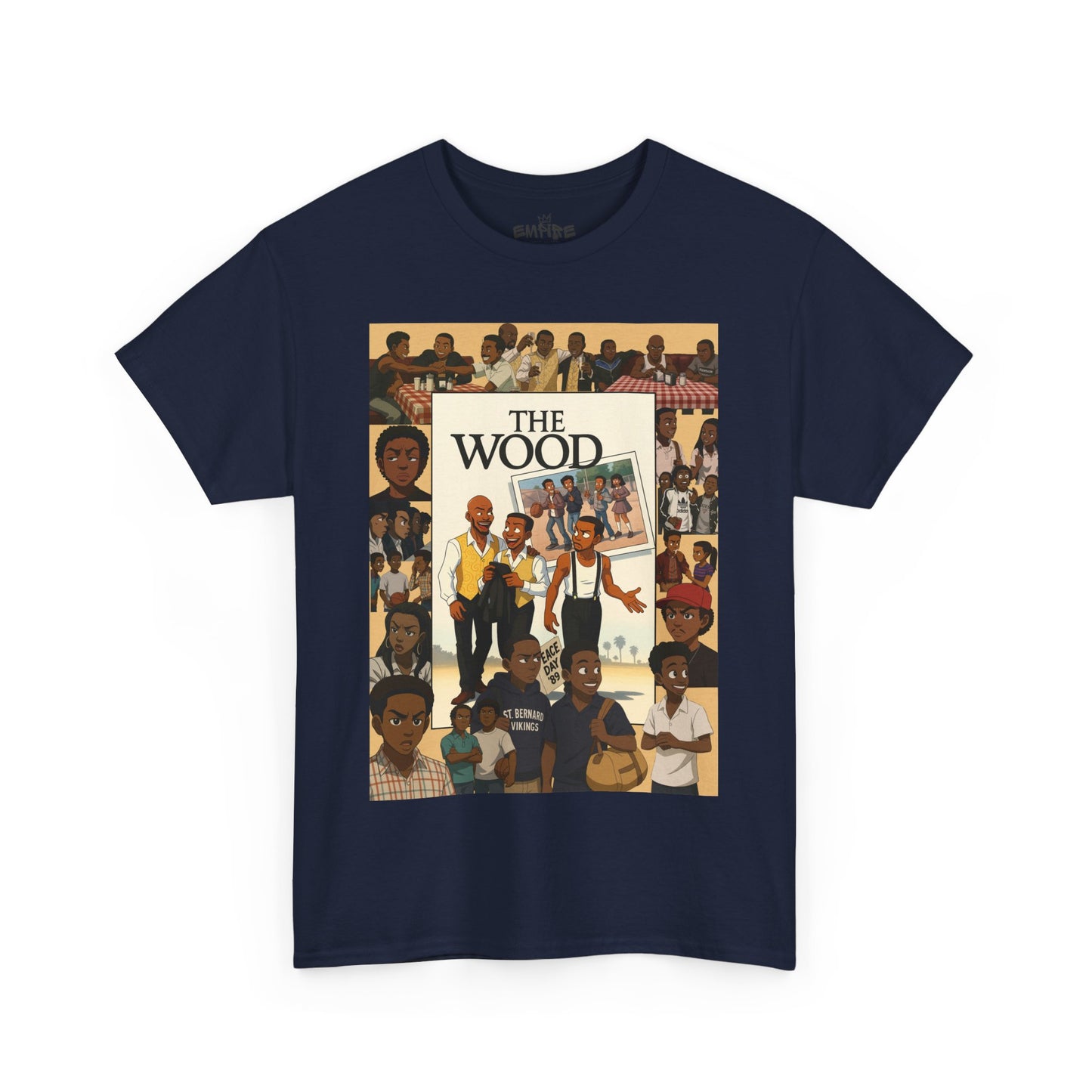 Retro 'The Wood' Graphic Shirt - Perfect for Casual Wear or Events