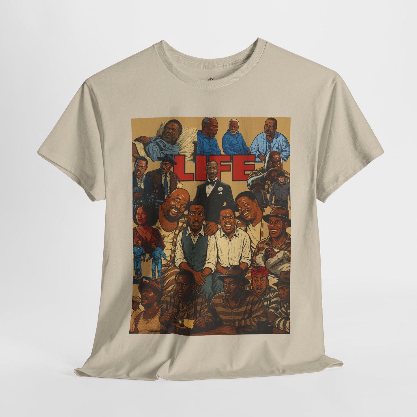 Retro Life Graphic Tee, Unisex Heavy Cotton T-Shirt, Vintage Style Shirt, Casual Wear, Unique Gift Idea