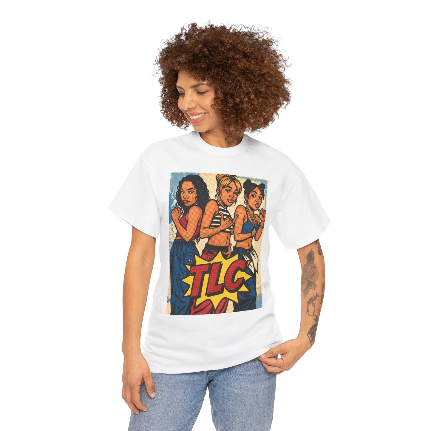 TLC Inspired Retro Graphic Shirt, 90s Nostalgia T-Shirt