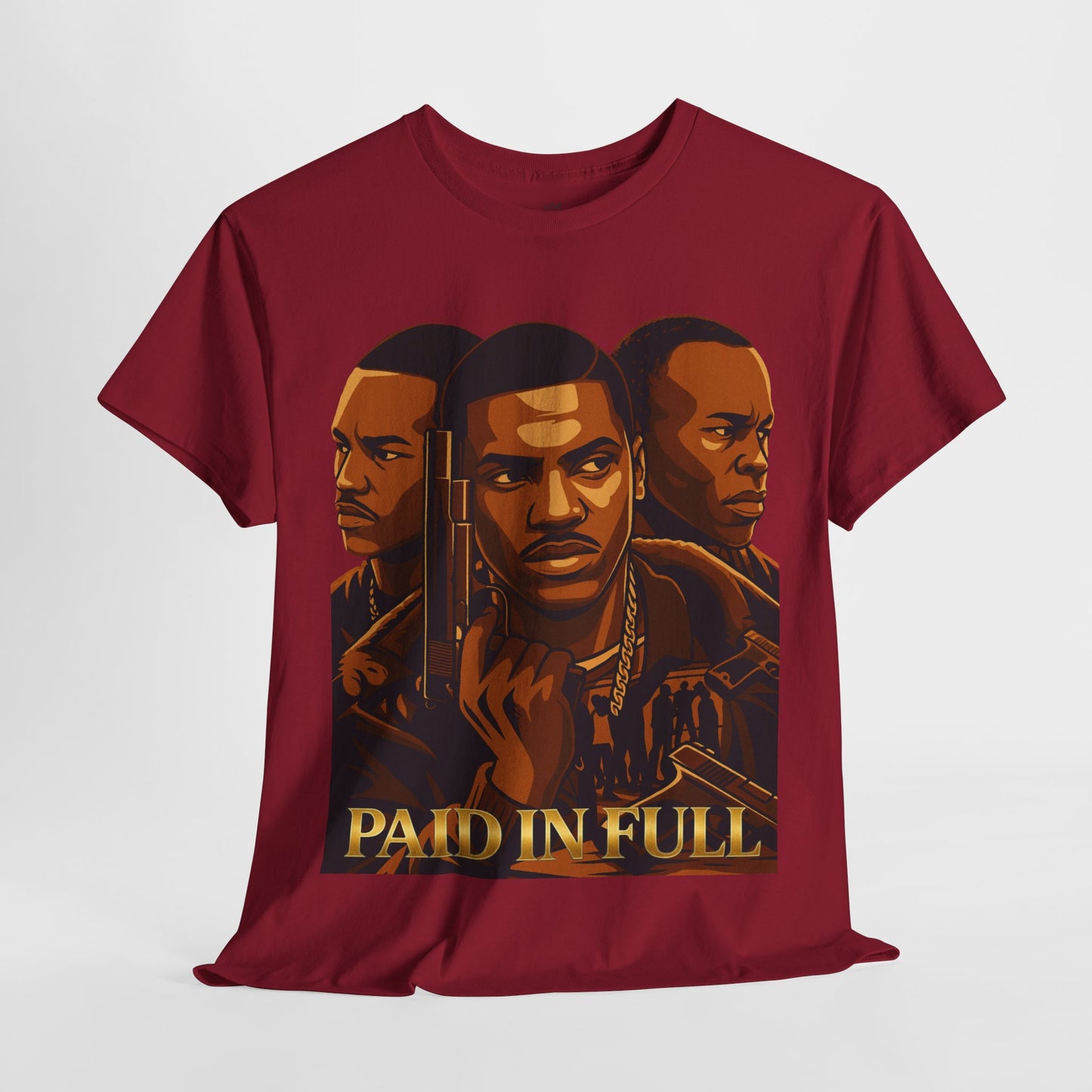 Paid In Full Graphic Tee, Hip Hop Shirt, Retro Music Apparel, Gift for Music Lovers, Unisex Cotton T-Shirt