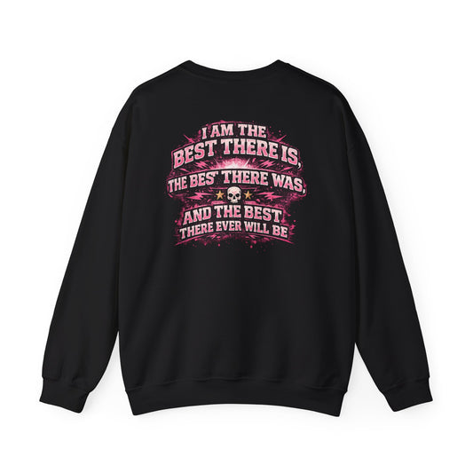 Bret Hart Crewneck Sweatshirt — "I Am The Best There Is" Retro Wrestling Pullover