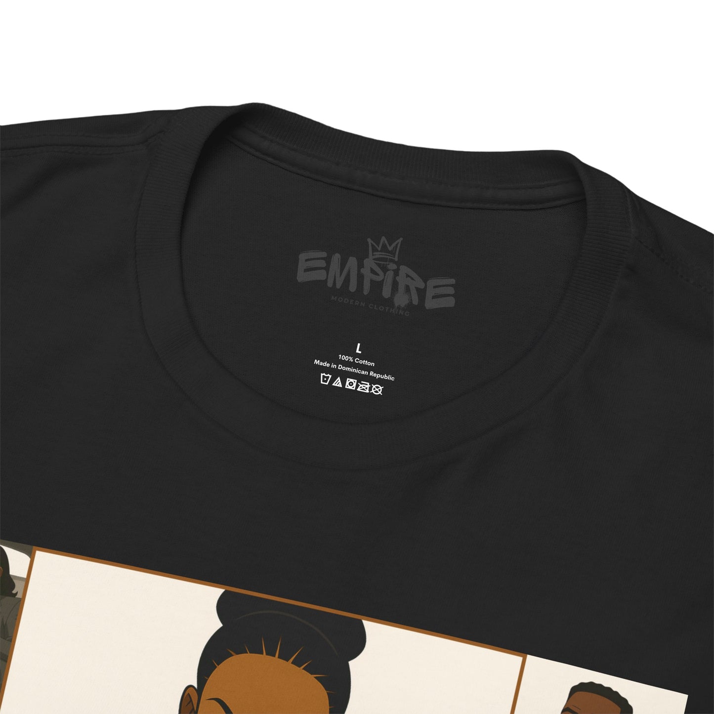 "A Thin Line" Unisex Heavy Cotton Tee - Artistic Tribute Design
