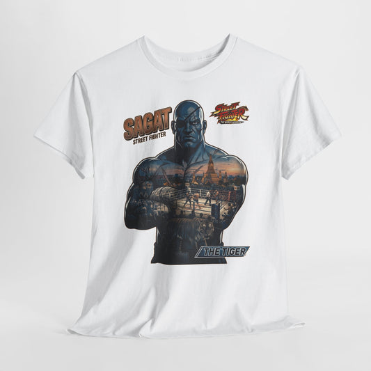 Sagat Street Fighter Graphic Tee – Vintage Fighter Poster T-Shirt