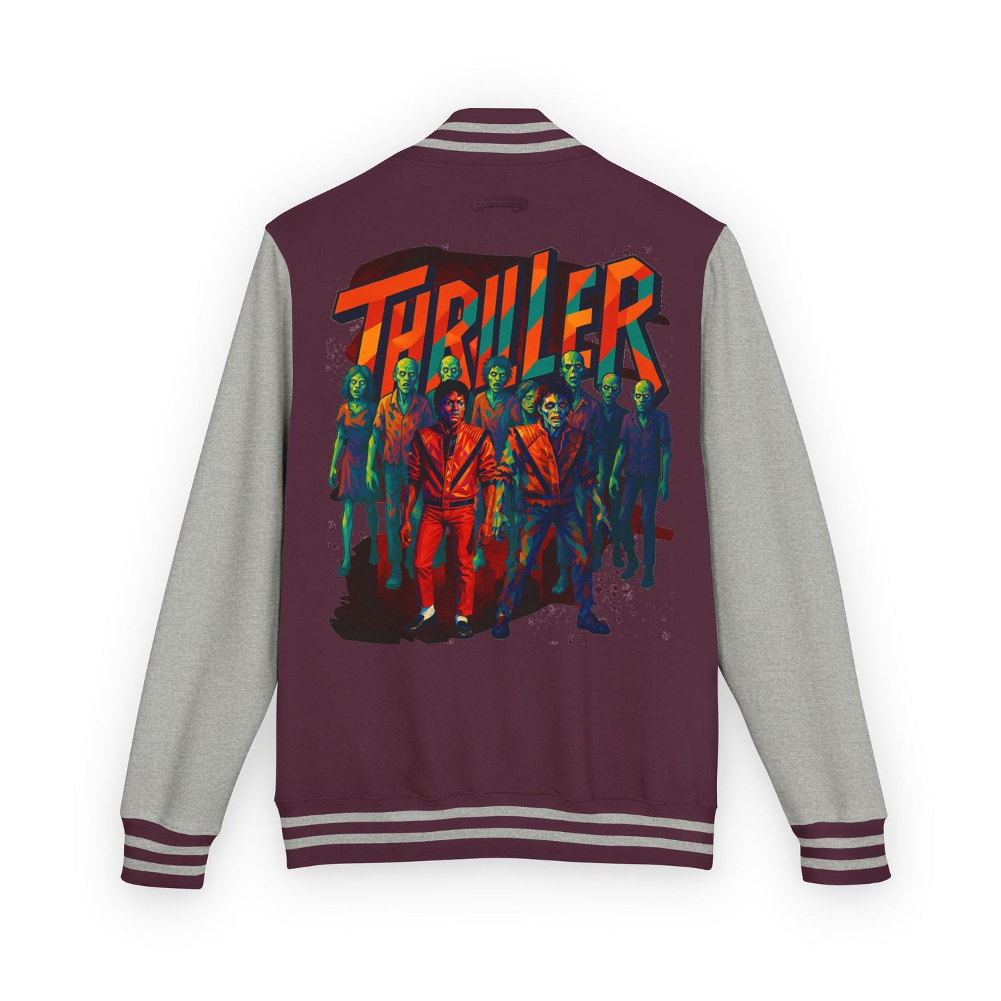 Letterman Jacket — 'Thriller' Retro Horror Dance Graphic