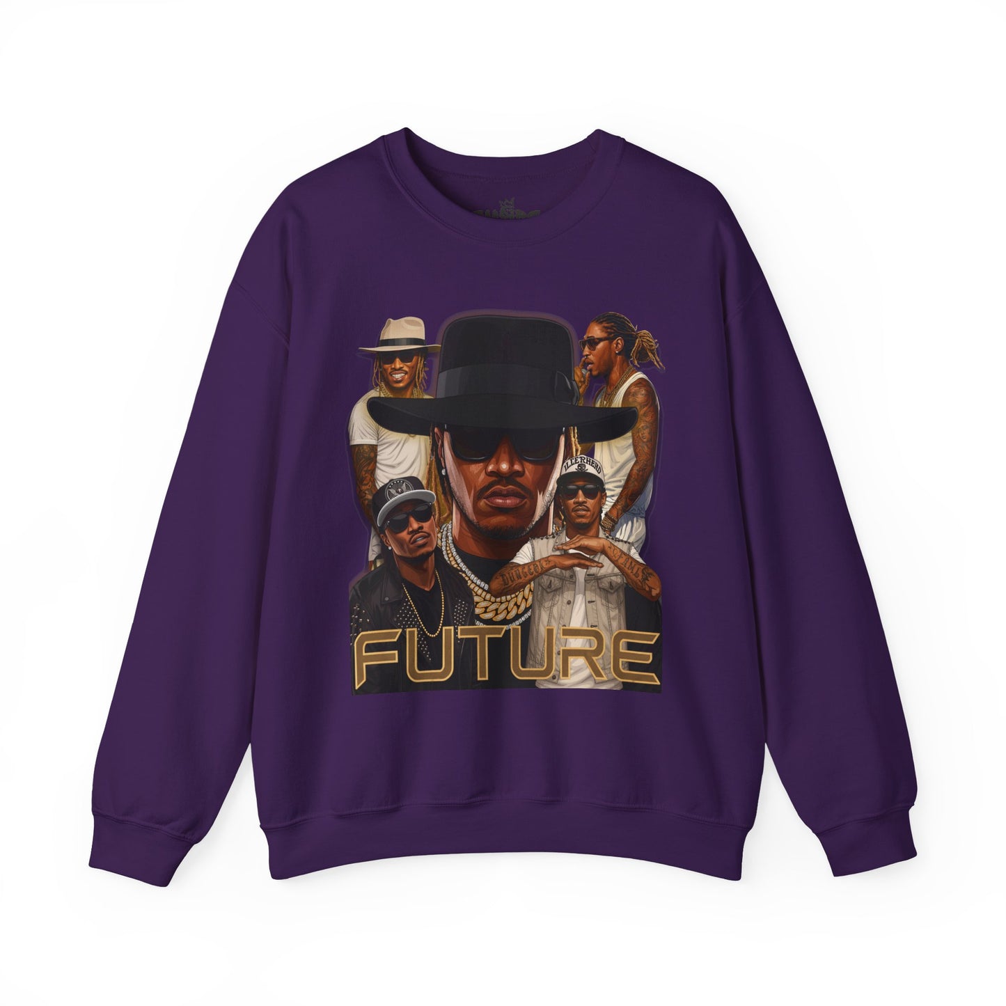 Futuristic Graphic Sweatshirt, Unisex Crewneck, Streetwear Style, Trendy Gift, Music Lovers Apparel, Casual Comfort