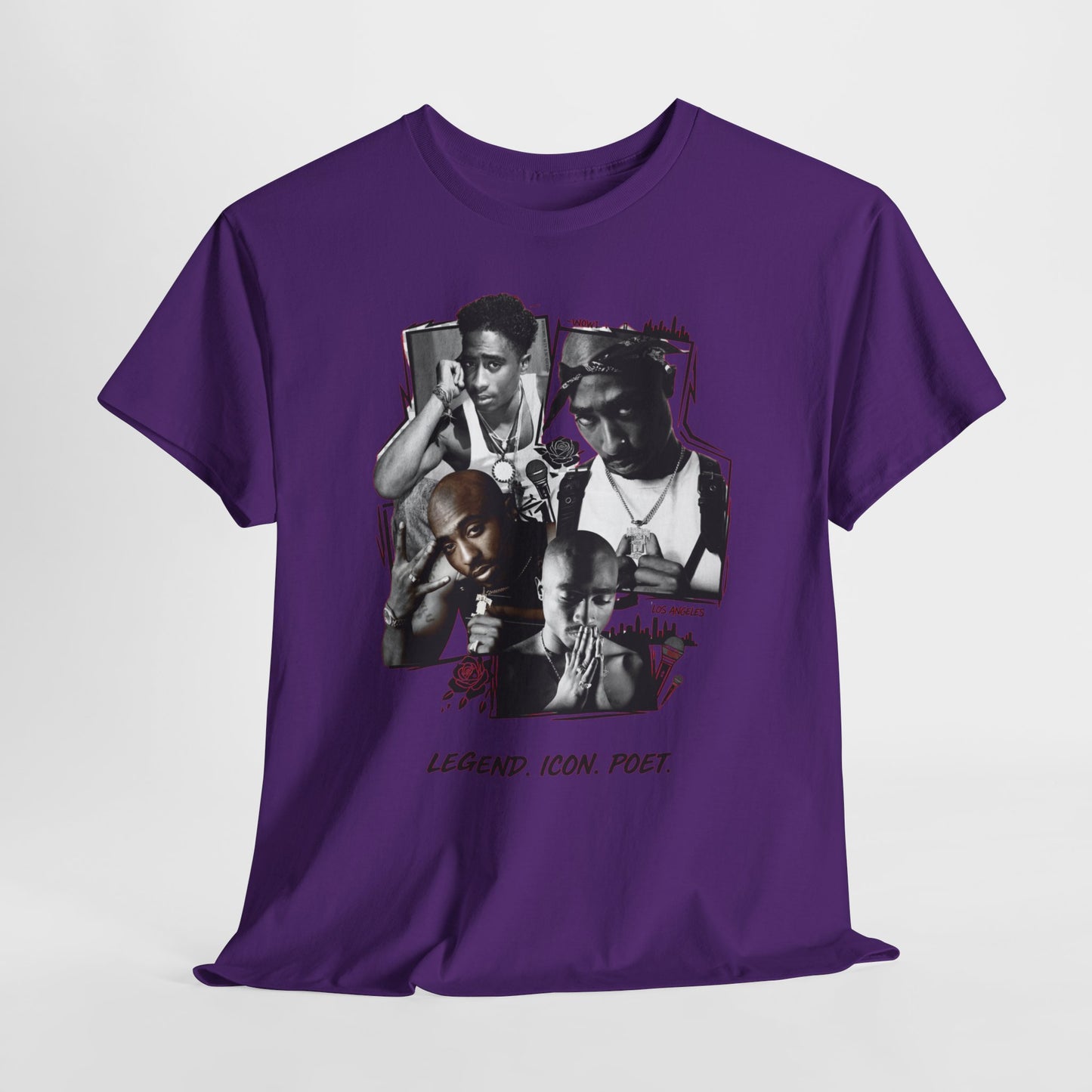 "Legend. Icon. Poet." Collage T-Shirt