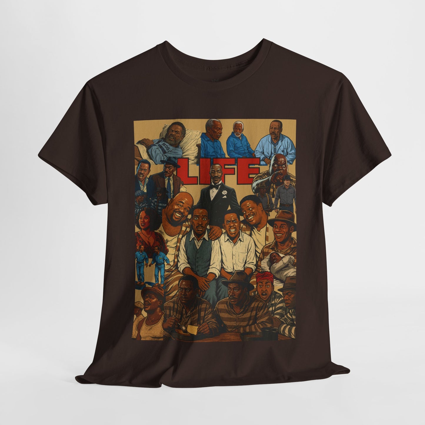 Retro Life Graphic Tee, Unisex Heavy Cotton T-Shirt, Vintage Style Shirt, Casual Wear, Unique Gift Idea