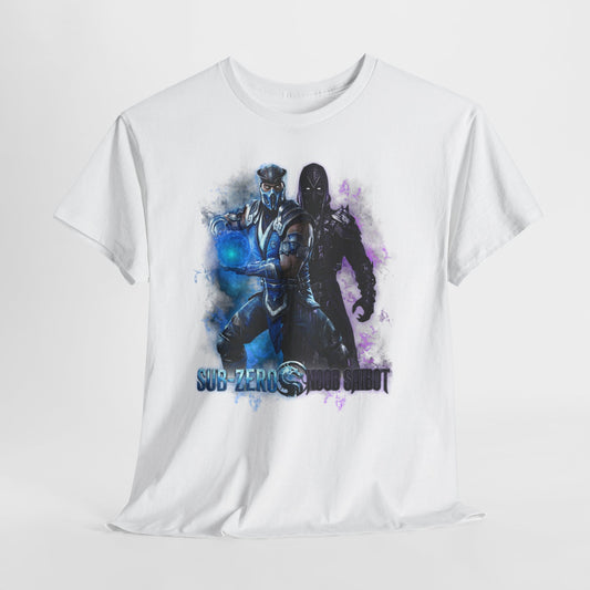 Mortal Kombat Sub-Zero & Noob Saibot Graphic Tee — Gamers' Retro Fighting Shirt
