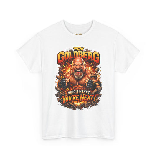 WCW Goldberg 'Who's Next? You're Next!' T-Shirt – Retro Wrestling Fan Tee