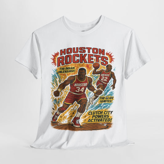 Houston Rockets Unisex Heavy Cotton Tee