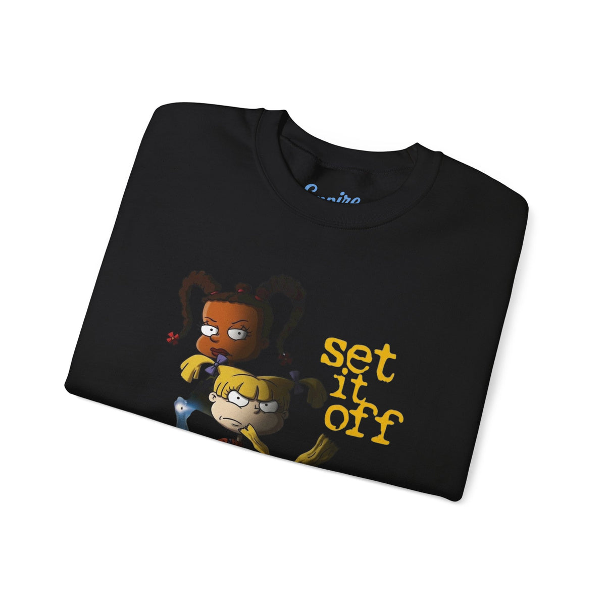 Cartoon "Girls of Rugrats Set It Off" Crewneck Sweatshirt