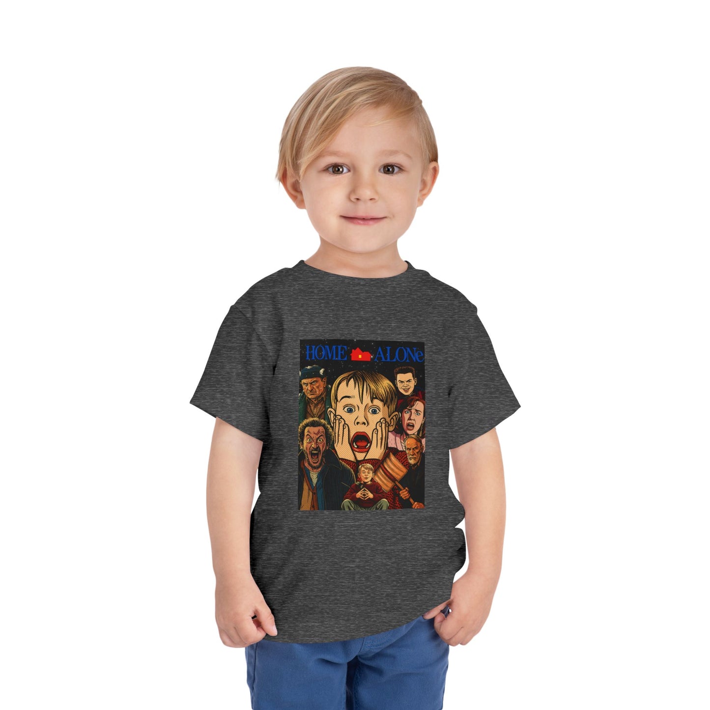 Home Alone Toddler Tee, Kid's Movie Shirt, Funny Kids T-Shirt, Halloween Costume, Birthday Gift for Boys and Girls