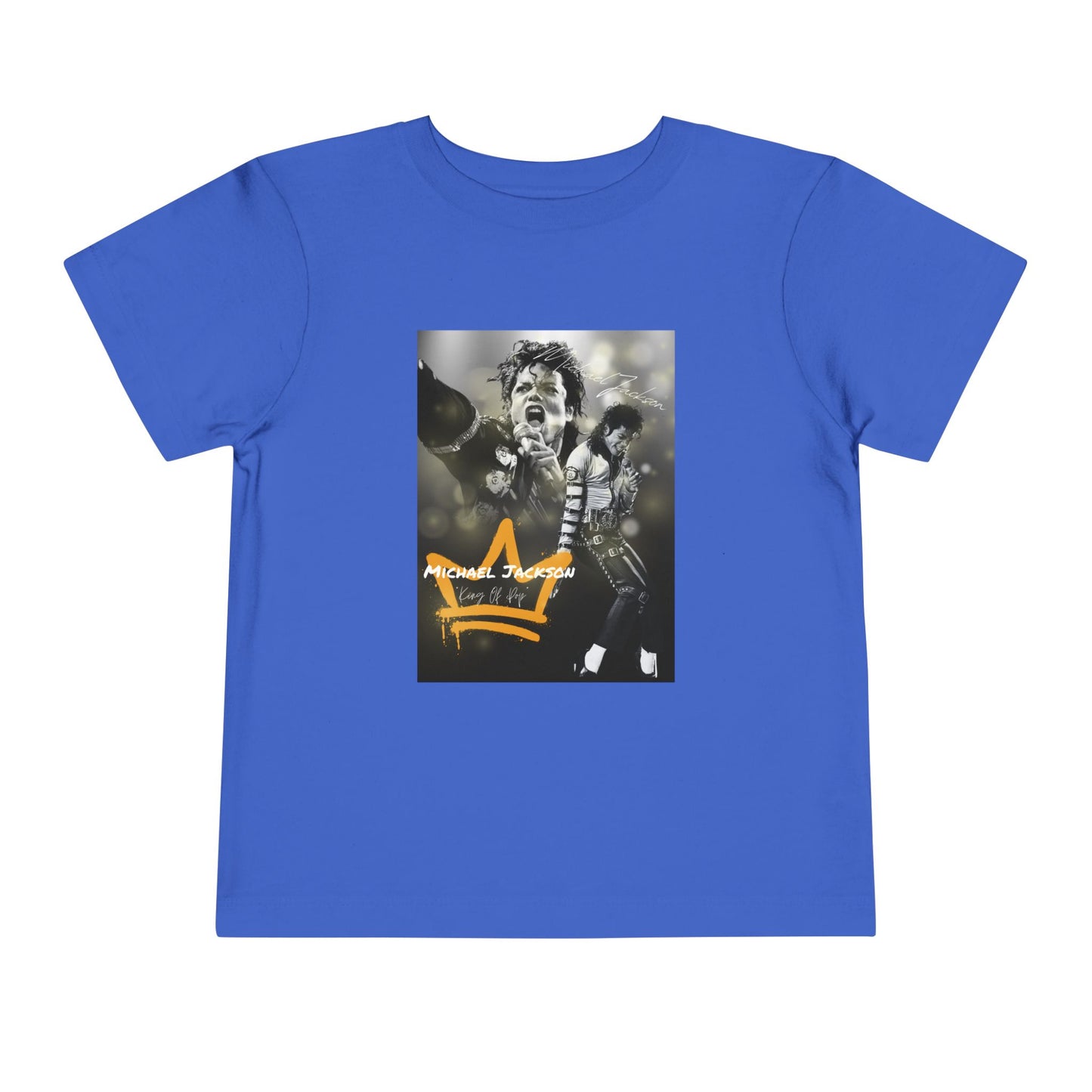Toddler Short Sleeve Tee with Crown Design - Cool Kids T-Shirt, Unique Gift, Birthday Outfit, Everyday Wear, Explore Fashion